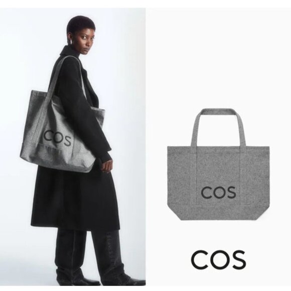 COS Tote Bag im UTILITY-Stil Canvas - Picture 1 of 14